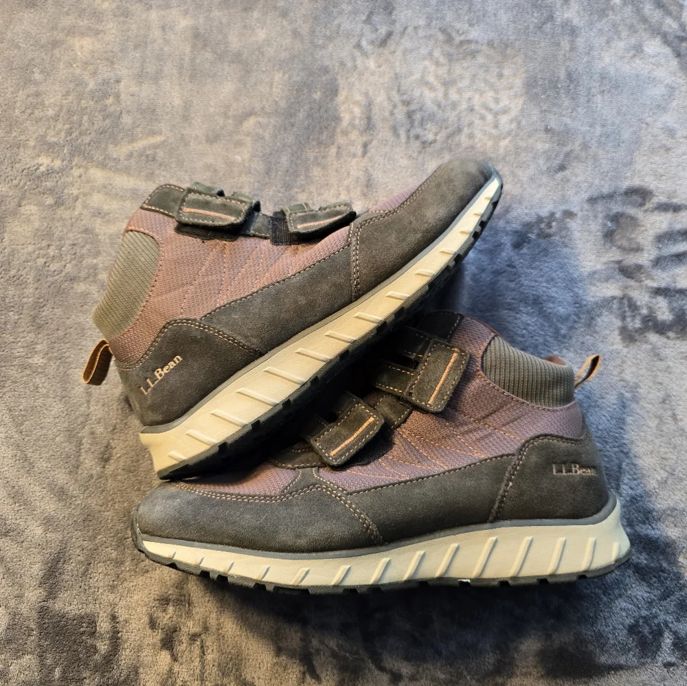 L.L.Bean Men's Snow Sneaker 5 Boots  Hook-and-Loop Size 11 Wide - Picture 4 of 10